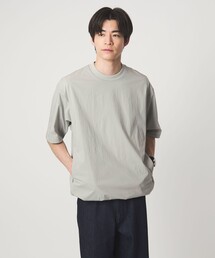 WONDER CLOTH クルーネック 半袖 Tシャツ -ストレッチ・接触冷感・吸水速乾-