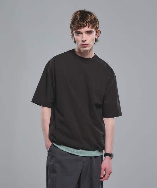 Tシャツ(半袖/袖なし) WONDER THREAD/JERSEY T-SHIRT WONDER CLOTH クルーネック 半袖 Tシャツ -ストレッチ・接触冷感・吸水