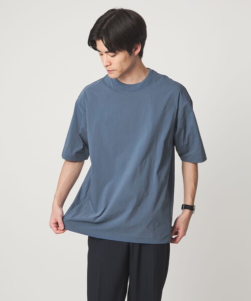 Tシャツ(半袖/袖なし) WONDER THREAD/JERSEY T-SHIRT WONDER CLOTH クルーネック 半袖 Tシャツ -ストレッチ・接触冷感・吸水