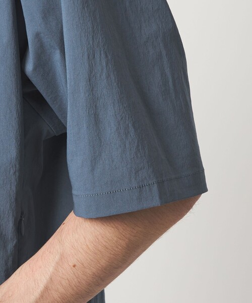 green label relaxing（グリーンレーベルリラクシング）の「WONDER CLOTH クルーネック 半袖 Tシャツ -ストレッチ・接触冷感・吸水速乾-（Tシャツ/カットソー・メンズ・ブラック/モカ/ダークグレー/ライトグレー/ロイヤルブルー・XL/L/M/S）」の21枚目の写真
