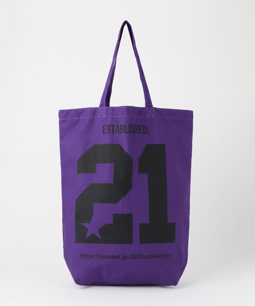 BEEDEN(ビーデン)の「BEEDEN TOTE BAG(トートバッグ・レディース・パープル/ブラック/カモフラージュ・FREE)」の7枚目の写真