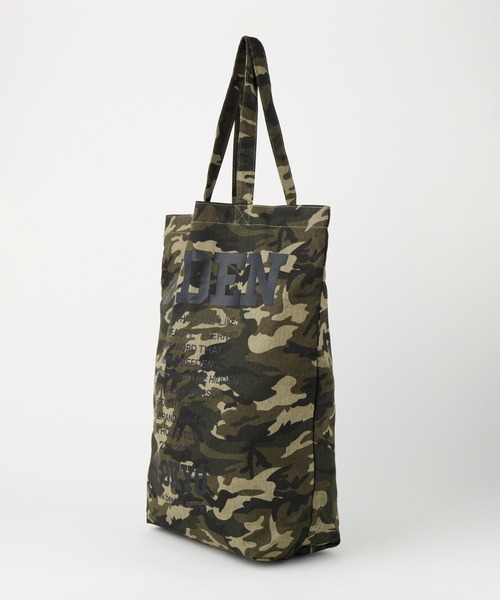 BEEDEN(ビーデン)の「BEEDEN TOTE BAG(トートバッグ・レディース・パープル/ブラック/カモフラージュ・FREE)」の13枚目の写真