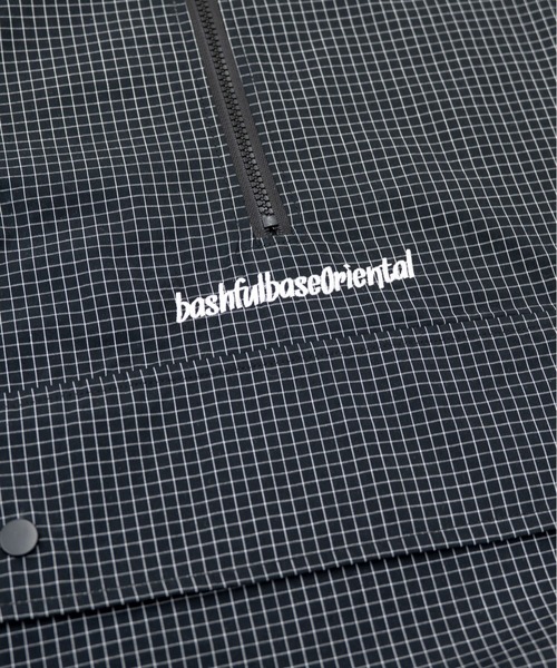 bashful base Oriental(バッシュフルベースオリエンタル)の「【bbO】チェック柄ハーフジップアノラック(その他トップス・メンズ・ブルー/ブラック/ブラック×ホワイト・MEDIUM/LARGE)」の8枚目の写真