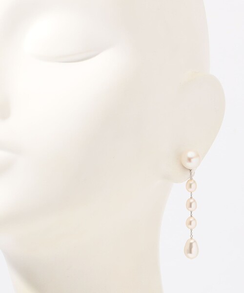 SOPHIE BUHAI（ソフィーブハイ）の「SOPHIE BUHAI Small Passante ピアス（ピアス（両耳用）・レディース・ホワイト系その他・FREE）」の5枚目の写真