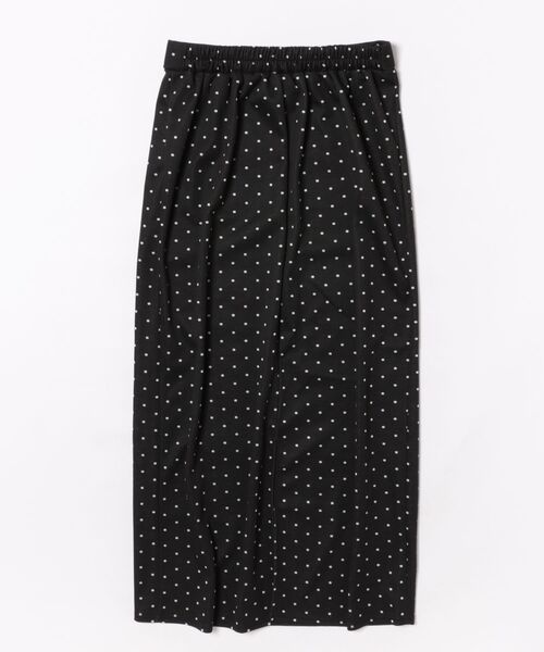 CECIL McBEE（セシルマクビー）の「ドット柄ジャガードナロースカート（スカート・レディース・ブラック/グレー・MEDIUM/LARGE）」の3枚目の写真