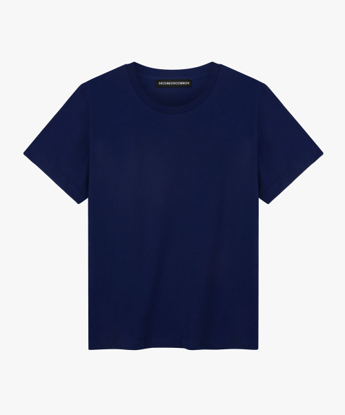 38COMEONCOMMON(38カモンコモン)の「Regular Cotton T-Shirt (Indigo)(Tシャツ/カットソー・レディース・その他・FREE)」の1枚目の写真