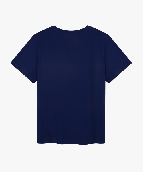 38COMEONCOMMON(38カモンコモン)の「Regular Cotton T-Shirt (Indigo)(Tシャツ/カットソー・レディース・その他・FREE)」の2枚目の写真