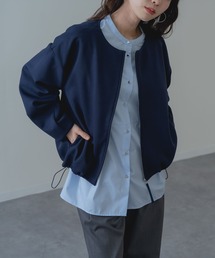【ANNA LUNA】きれいめ カジュアル な ジップアップ ブルゾン