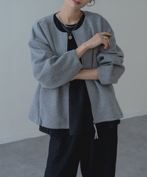 【ANNA LUNA】きれいめ カジュアル な ジップアップ ブルゾン