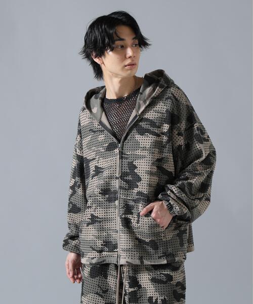 DANKE SCHON(ダンケシェーン)の「DankeSchon/ダンケシェーン/CAMO LINESTONE ZIP HOODIE(パーカー・メンズ・その他2・M/L)」の4枚目の写真