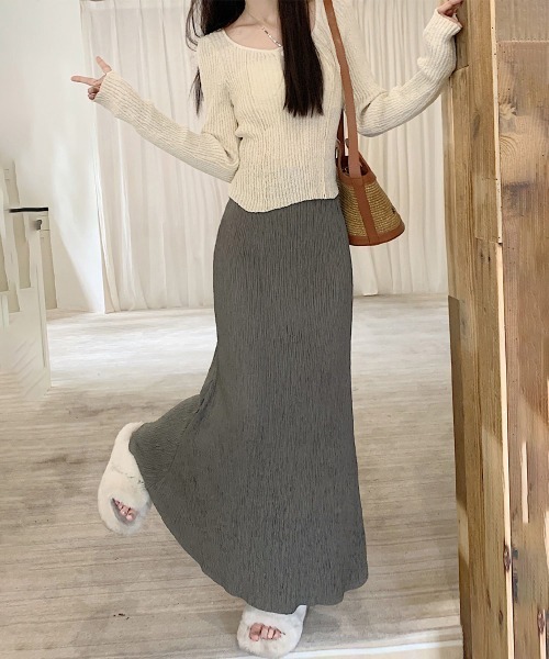 Miniministore(ミニミニストア)の「マーメイドスカート ハイウエストスカート(スカート・レディース・ダークグレー/ブラウン/ブラック・FREE)」の14枚目の写真