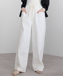 pocket（ポケット）の「【2サイズ展開】デニムイージーワイドパンツ（デニムパンツ）」