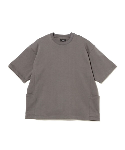 BEAMS(ビームス)の「サイドポケット Tシャツ【ワイドフィット】(Tシャツ/カットソー・メンズ・ホワイト/チャコールグレー/サックスブルー/ブラック・X-LARGE/LARGE/MEDIUM/SMALL)」の3枚目の写真