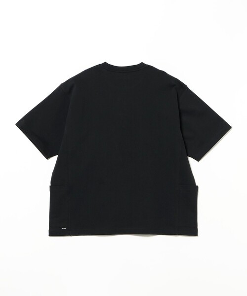 BEAMS(ビームス)の「サイドポケット Tシャツ【ワイドフィット】(Tシャツ/カットソー・メンズ・ホワイト/チャコールグレー/サックスブルー/ブラック・X-LARGE/LARGE/MEDIUM/SMALL)」の12枚目の写真