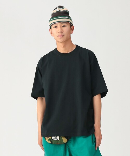 BEAMS(ビームス)の「サイドポケット Tシャツ【ワイドフィット】(Tシャツ/カットソー・メンズ・ホワイト/チャコールグレー/サックスブルー/ブラック・X-LARGE/LARGE/MEDIUM/SMALL)」の16枚目の写真