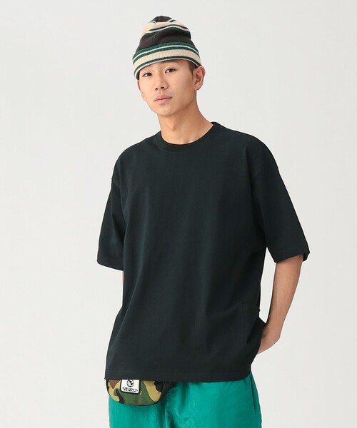 BEAMS(ビームス)の「サイドポケット Tシャツ【ワイドフィット】(Tシャツ/カットソー・メンズ・ホワイト/チャコールグレー/サックスブルー/ブラック・X-LARGE/LARGE/MEDIUM/SMALL)」の17枚目の写真