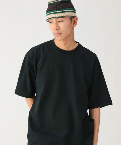 BEAMS(ビームス)の「サイドポケット Tシャツ【ワイドフィット】(Tシャツ/カットソー・メンズ・ホワイト/チャコールグレー/サックスブルー/ブラック・X-LARGE/LARGE/MEDIUM/SMALL)」の5枚目の写真