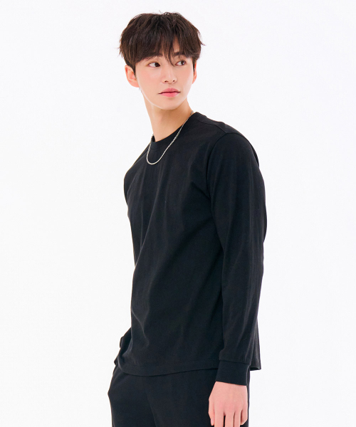 CHASECULT(チェイスカルト)の「共用長袖Tシャツ-FAZU5101B03(Tシャツ/カットソー・メンズ・ブラック・90/95/100/105/110)」の2枚目の写真