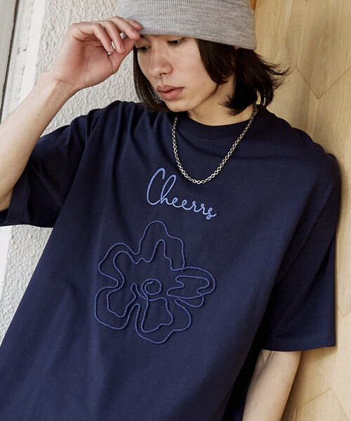 PUBLUX(パブリュクス)の「PUBLUX/パブリュクス <機能性素材>LOVE POP STUDIO コード フラワー Tシャツ 限定展開(Tシャツ/カットソー・メンズ・グレー/ホワイト/ネイビー・L/M/S)」の20枚目の写真