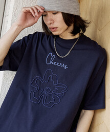 PUBLUX/パブリュクス <機能性素材>LOVE POP STUDIO コード フラワー Tシャツ 限定展開