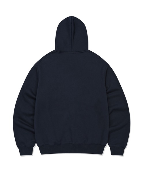Wacky WiLLy（ワッキーウィリー）の「[GISELLEジゼル着用] WOMEN'S LILY APPLIQUE OVERFIT HOODED ZIP-UP（スウェット・レディース・ネイビー/オートミール・FREE）」の13枚目の写真