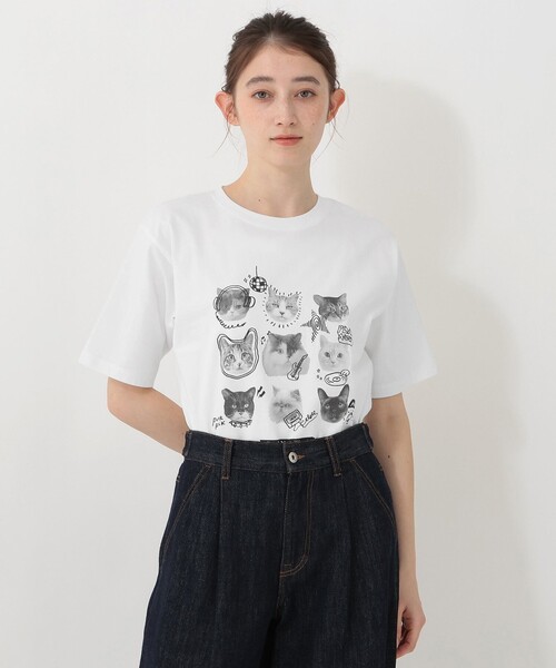 オンラインストア・一部店舗限定】プリントTシャツ/Cat's NapTime（T