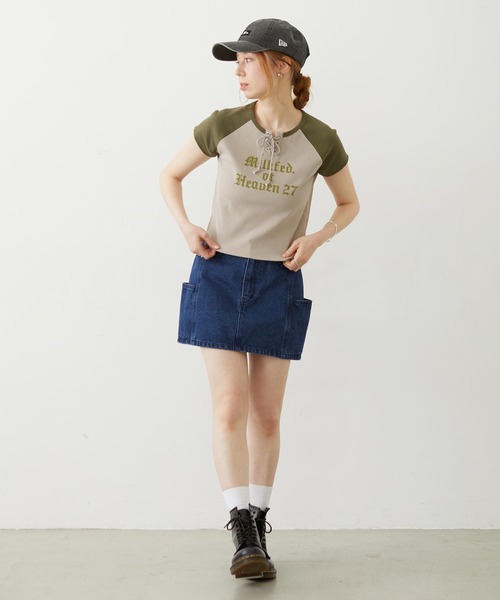 NEW ERA(ニューエラ)の「MILKFED. × NEW ERA BAR 9TWENTY(キャップ・レディース・ブルー/ブラック/ブラウン・ONE SIZE)」の10枚目の写真