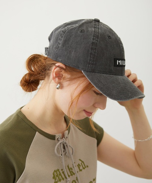 NEW ERA(ニューエラ)の「MILKFED. × NEW ERA BAR 9TWENTY(キャップ・レディース・ブルー/ブラック/ブラウン・ONE SIZE)」の5枚目の写真