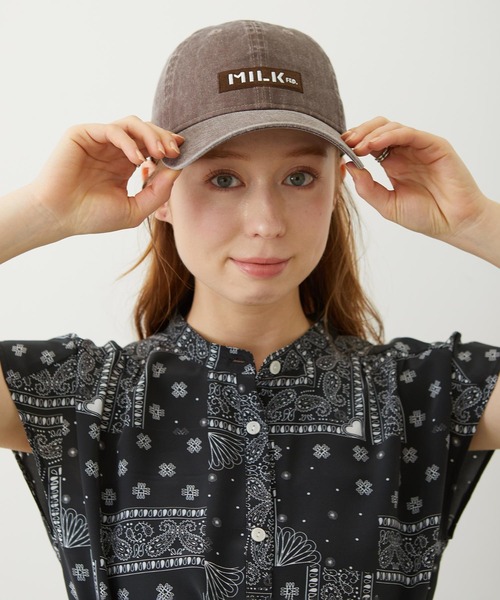 NEW ERA(ニューエラ)の「MILKFED. × NEW ERA BAR 9TWENTY(キャップ・レディース・ブルー/ブラック/ブラウン・ONE SIZE)」の13枚目の写真