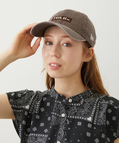 NEW ERA(ニューエラ)の「MILKFED. × NEW ERA BAR 9TWENTY(キャップ・レディース・ブルー/ブラック/ブラウン・ONE SIZE)」の14枚目の写真