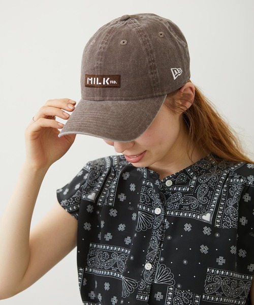 NEW ERA(ニューエラ)の「MILKFED. × NEW ERA BAR 9TWENTY(キャップ・レディース・ブルー/ブラック/ブラウン・ONE SIZE)」の16枚目の写真