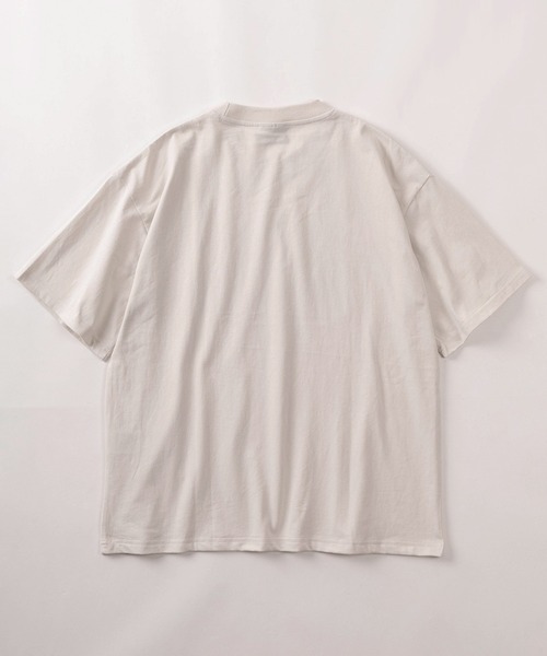 Tom＆Jerry（トムアンドジェリー）の「【71】【TOM＆JERRY/トムとジェリー】ユーズドライク クルーネックTシャツ/バックプリント/ユニセックス/レディース/メンズ（Tシャツ/カットソー・レディース・グレー系/アイボリー系2/アイボリー系1/グレー系1/グレー系2/ピンク/ブルーグレー/アイボリー系・M/XL/L）」の20枚目の写真
