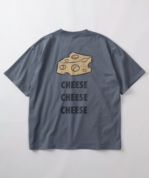 Tom＆Jerry（トムアンドジェリー）の「【71】【TOM＆JERRY/トムとジェリー】ユーズドライク クルーネックTシャツ/バックプリント/ユニセックス/レディース/メンズ（Tシャツ/カットソー・レディース・グレー系/アイボリー系2/アイボリー系1/グレー系1/グレー系2/ピンク/ブルーグレー/アイボリー系・M/XL/L）」の16枚目の写真