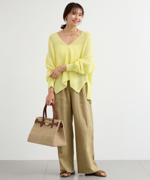 COTTO(コトゥー)の「BARNYARDSTORM / COTTO(コット) / ベルト付きカゴBAG【『ネルソンさん』ご紹介アイテム】(かごバッグ・レディース・ブラック/ナチュラル・FREE)」の13枚目の写真