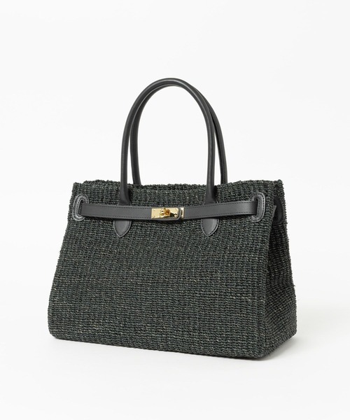 COTTO(コトゥー)の「BARNYARDSTORM / COTTO(コット) / ベルト付きカゴBAG【『ネルソンさん』ご紹介アイテム】(かごバッグ・レディース・ブラック/ナチュラル・FREE)」の22枚目の写真