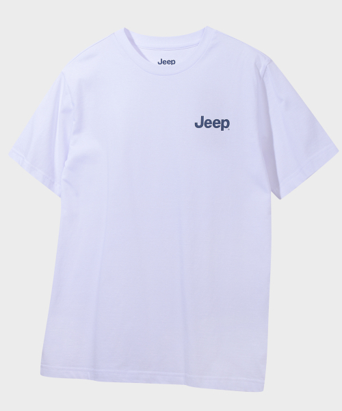 JEEP(ジープ)の「コットン30番手スモールロゴ半袖Tシャツ(JR5TSU092WH)(Tシャツ/カットソー・レディース・その他・LARGE/MEDIUM/SMALL/X-LARGE/2XL)」の2枚目の写真