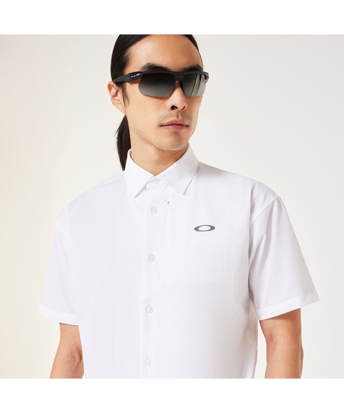 OAKLEY(オークリー)の「オークリー ENHANCE MULTI SS SHIRTS 5.0 スリーブシャツ/メンズ/MENS/吸汗速乾/高通気性/OAKLEY(シャツ/ブラウス・メンズ・ホワイト・L/M/S/XL)」の1枚目の写真