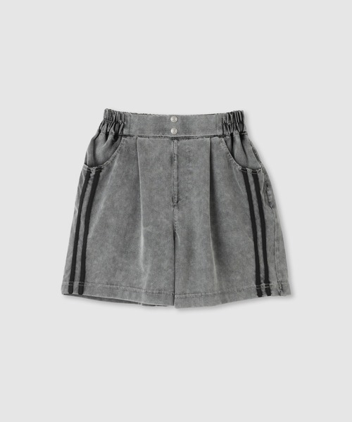 NAVY(ネイビー)の「【SARARI/サラリ】 ニットデニム サイドライン イージーキュロットパンツ(その他パンツ・キッズ・グレー/ブルー・130cm/140cm/150cm/160cm)」の1枚目の写真
