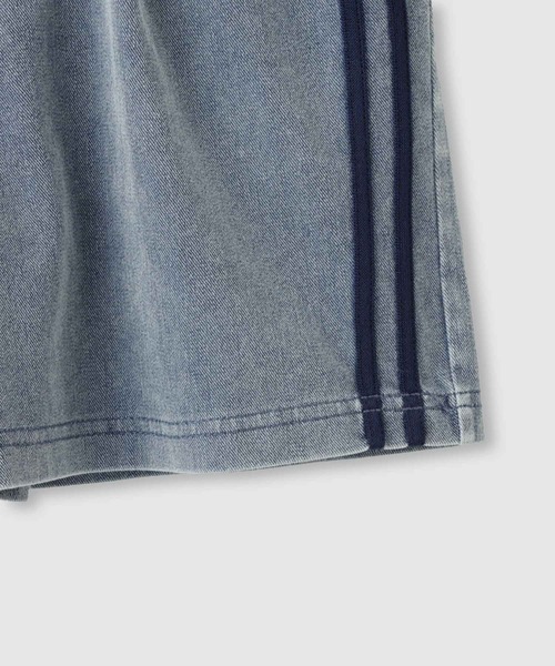 NAVY(ネイビー)の「【SARARI/サラリ】 ニットデニム サイドライン イージーキュロットパンツ(その他パンツ・キッズ・グレー/ブルー・130cm/140cm/150cm/160cm)」の6枚目の写真