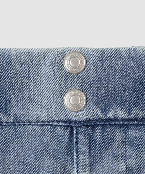 NAVY(ネイビー)の「【SARARI/サラリ】 ニットデニム サイドライン イージーキュロットパンツ(その他パンツ・キッズ・グレー/ブルー・130cm/140cm/150cm/160cm)」の7枚目の写真
