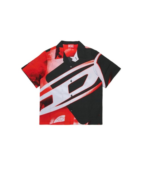 DIESEL(ディーゼル)の「キッズ 半袖シャツ MCIOND(シャツ/ブラウス・キッズ・ブラック・16Y/8Y/12Y/14Y/10Y)」の1枚目の写真