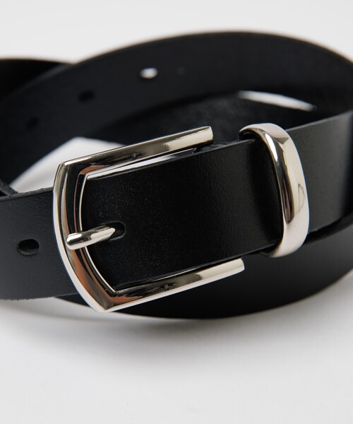 ABAHOUSE（アバハウス）の「Puntale Leather Plain Belt/ ウエスタンベルト/プンターレ レザープレーンベルト/ユニセックス（ベルト・メンズ・ダークブラウン/ブラック・フリー）」の5枚目の写真