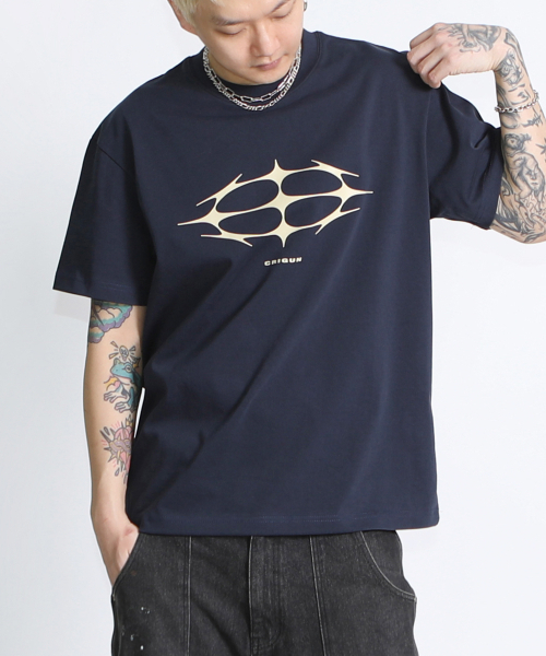 CRIGUN(クリガン)の「ORBITAL LOGO TEE (3color)(Tシャツ/カットソー・レディース・ホワイト/ブラック/ネイビー・MEDIUM/LARGE/X-LARGE)」の15枚目の写真