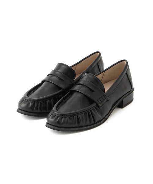 Juze（ジュゼ）の「ギャザーローファー（ローファー・レディース・ダークブラウン/ブラック・M/L）」の22枚目の写真