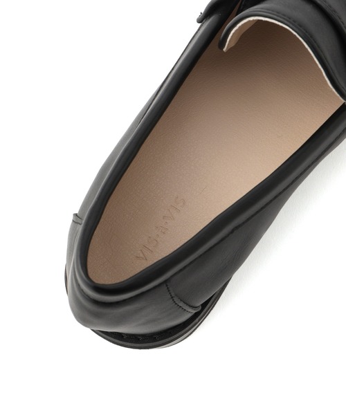 Juze（ジュゼ）の「ギャザーローファー（ローファー・レディース・ダークブラウン/ブラック・M/L）」の17枚目の写真