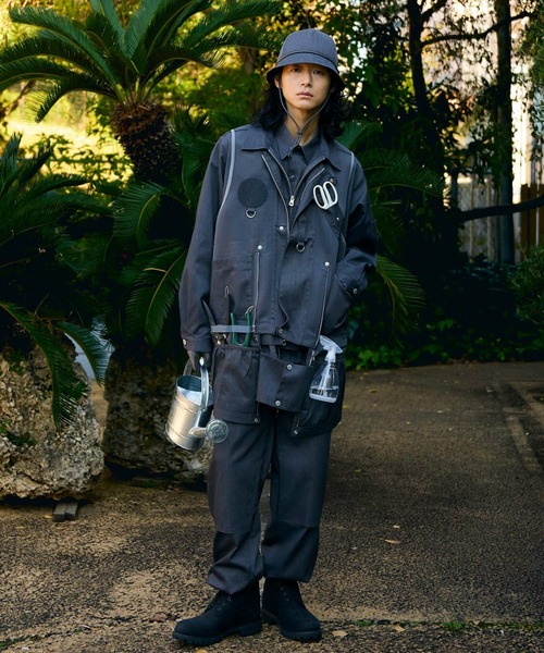 Dickies（ディッキーズ）の「Dickies/ディッキーズ G.W.C ベスト/メッシュワークベスト（ベスト・メンズ・ヘザーグレー/ブラック/ベージュ・LARGE/MEDIUM）」の6枚目の写真