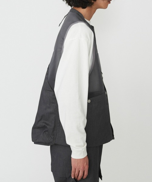 Dickies（ディッキーズ）の「Dickies/ディッキーズ G.W.C ベスト/メッシュワークベスト（ベスト・メンズ・ヘザーグレー/ブラック/ベージュ・LARGE/MEDIUM）」の13枚目の写真