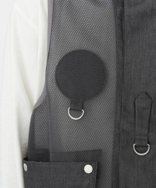 Dickies（ディッキーズ）の「Dickies/ディッキーズ G.W.C ベスト/メッシュワークベスト（ベスト・メンズ・ヘザーグレー/ブラック/ベージュ・LARGE/MEDIUM）」の16枚目の写真