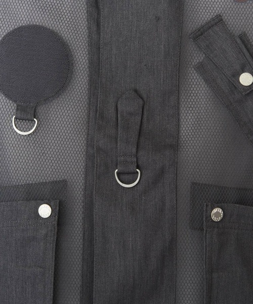 Dickies（ディッキーズ）の「Dickies/ディッキーズ G.W.C ベスト/メッシュワークベスト（ベスト・メンズ・ヘザーグレー/ブラック/ベージュ・LARGE/MEDIUM）」の18枚目の写真