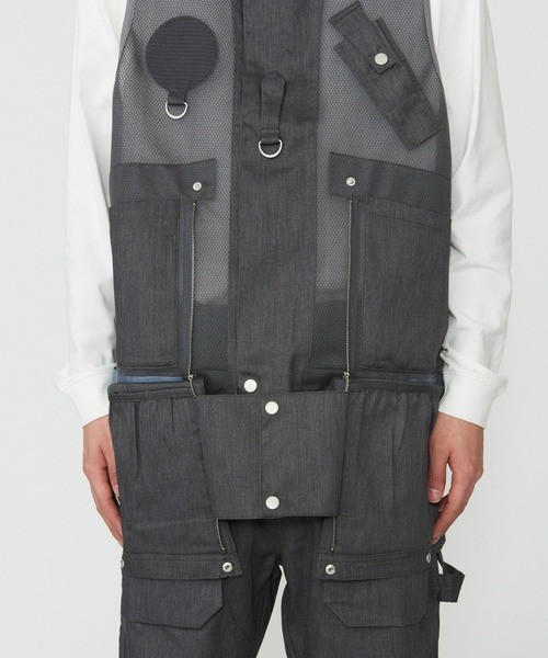 Dickies（ディッキーズ）の「Dickies/ディッキーズ G.W.C ベスト/メッシュワークベスト（ベスト・メンズ・ヘザーグレー/ブラック/ベージュ・LARGE/MEDIUM）」の20枚目の写真